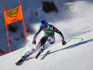Petra Vlhová ide obrovský slalom.