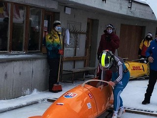 Slovenská bobistka Viktória Čerňanská. 