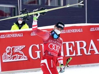 Rakúsky lyžiar Vincent Kriechmayr. 