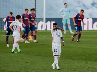 Momentka zo zápasu Real Madrid - Levante.