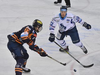 Juraj Eliaš (vľavo) v drese HC Košice.