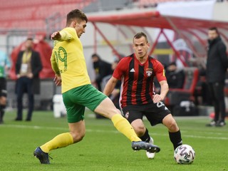 Momentka zo zápasu Spartak Trnava - Žilina.