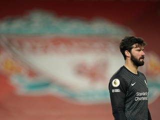 Brankár FC Liverpool Alisson Becker.