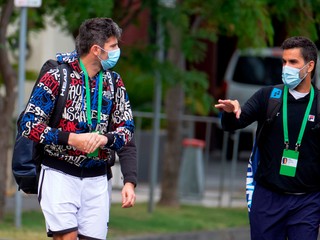 Simone Bolelli (vľavo) a Maximo Gonzalez pred Australian Open 2021 - ilustračná fotografia.