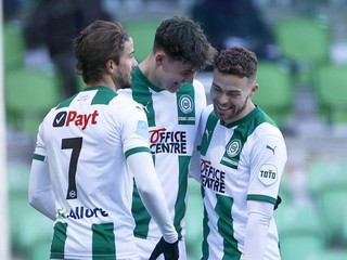 Radosť hráčov FC Groningen.