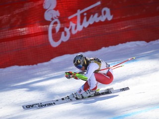 Švajčiarska lyžiarka Lara Gutová-Behramiová. 