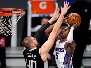 Momentka zo zápasu Sacramento Kings - Los Angeles Clippers.
