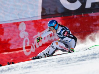 Petra Vlhová v alpskej kombinácii na MS v zjazdovom lyžovaní 2021.