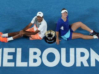 Rajeev Ram a Barbora Krejčíková vyhrali mix na Australian Open 2021.