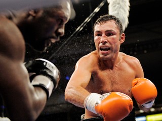 Oscar De La Hoya v dosiaľ poslednom zápase v máji 2008.