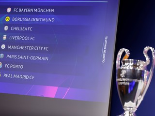 Žreb Liga Majstrov - štvrťfinále.