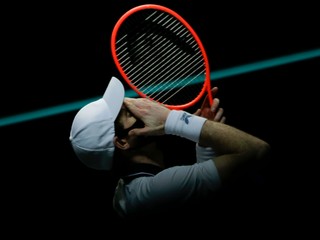 Andy Murray po víťazstve na ATP Rotterdam 1. narca 2021.