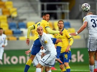 Momentka zo zápasu DAC Dunajská Streda - ViOn Zlaté Moravce.