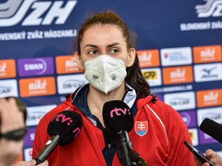 Reprezentantka SR v hádzanej Marianna Rebičová.
