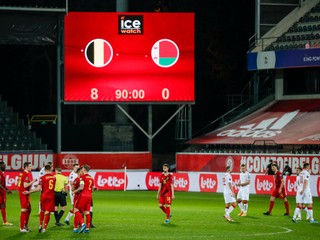 Belgicko zdolalo Bielorusko 8:0.