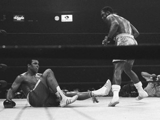 Zápas storočia Joe Frazier (vpravo) vs. Muhammad Ali  v marci 1971.