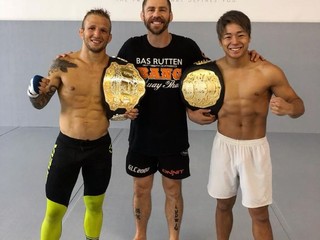 Sparing partnerom TJ Dillashawa je hviezdny japonský šampión K-1