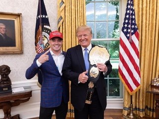 Colby Covington skutočne navštívil Donalda Trumpa