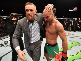 Artem Lobov si pýta zápas na podujatí UFC Praha