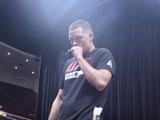 Nate Diaz si 'zapálil' priamo na open workoute