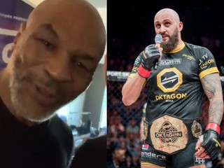 Mike Tyson posiela Michalovi Martínkovi podpísanú rukavicu