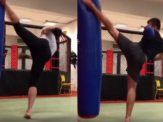 Aký otec, taký syn? Cro Cop trénuje s potomkom svoju najznámejšiu techniku