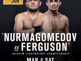 Khabib vs Ferguson na UFC 209