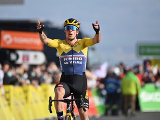 Primož Roglič na Paríž - Nice 2021.