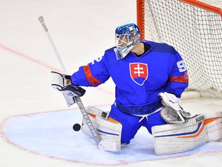 Andrej Košarišťan v drese slovenskej hokejovej reprezentácie.