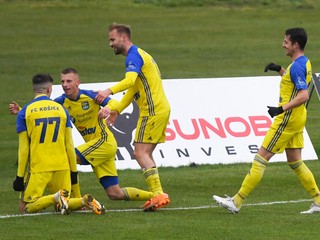 Radosť hráčov FC Košice.