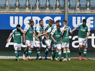 Radosť hráčov FK Jablonec.