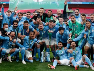 Manchester City vyhral Anglický ligový pohár.