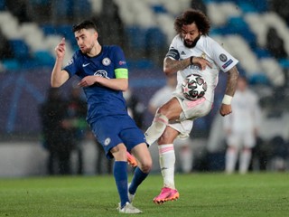Momentka zo zápasu Real Madrid - Chelsea.