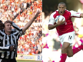 Zľava: Alan Shearer a Thierry Henry.