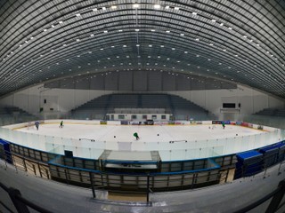 Hokejový štadión v Prešove.