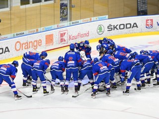 Slovenskí hokejisti do 20 rokov - ilustračná fotografia.