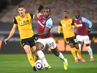 Zápas West Ham - Wolverhampton.