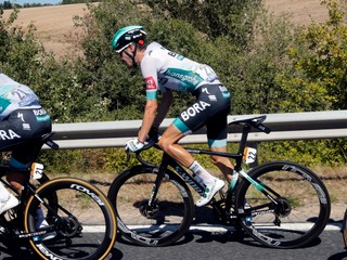 Nemecký cyklista Emanuel Buchmann počas Tour de France 2020. 