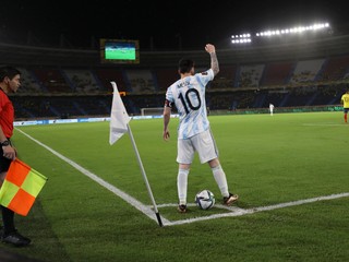 Argentínsky útočník Lionel Messi.