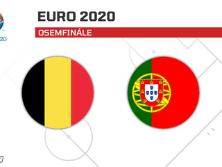 Belgicko vs. Portugalsko: ONLINE prenos zo zápasu na ME vo futbale - EURO 2020 / 2021 dnes.