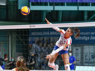 Slovenská volejbalistka Nikola Radosová.
