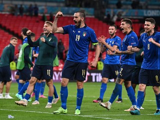 Taliansko a ich radosť na ME vo futbale (EURO 2020 / 2021).