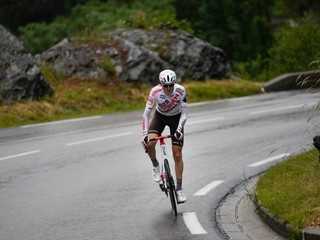 Ben O'Connor v 9. etape na Tour de France 2021.