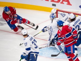 Anderson a jeho rozhodujúci gól v zápase Montreal - Tampa Bay vo finále NHL.