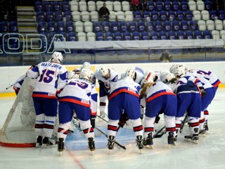 Hokejistky Slovenska - ilustračná fotografia. 