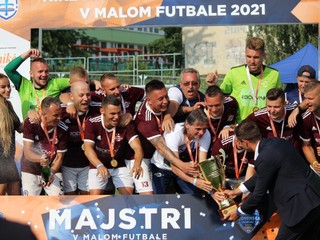 Majstri SR v malom futbale AsGuard-Bodva Sport club Košice.