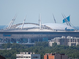 Štadión Krestovskij v Petrohrade. 
