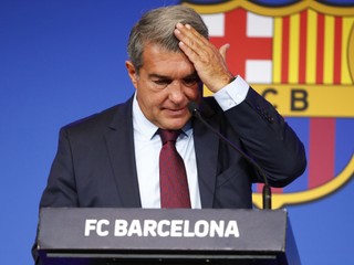 Prezident FC Barcelona Joan Laporta.