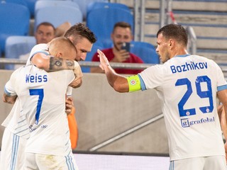 Futbalisti Slovana Bratislava. 