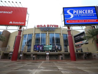 Gila River Aréna, kde hrával domáce zápasy klub Arizona Coyotes v NHL.